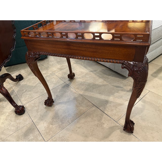 Council Craftsman Mahogany Tea Table For Sale In Los Angeles - Image 6 of 11