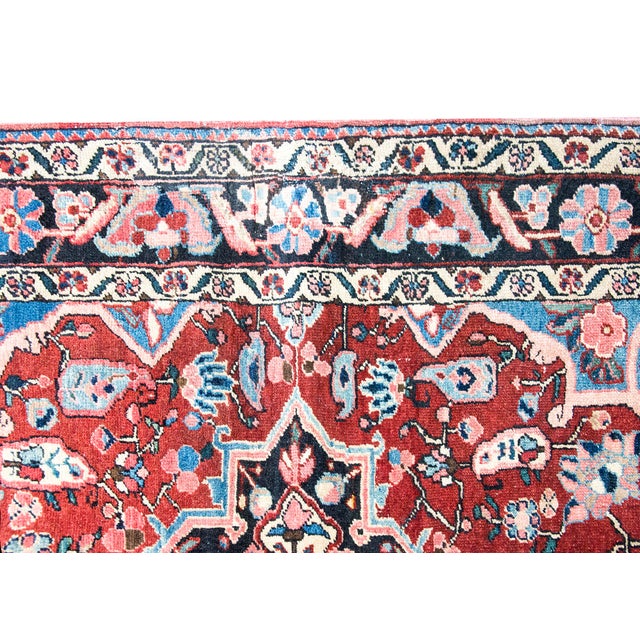 Persian Mid 20th Century Persian Heriz Rug For Sale - Image 3 of 14