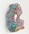 Late 20th Century Miniature Well-Carved Hand-Carved Naturally Occurring Multi-Colored Jasper "Hear No Evil" Monkey or Gorilla. For Sale - Image 11 of 13