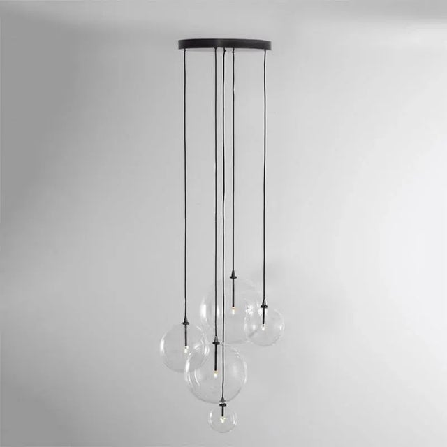 Black gunmetal contemporary chandelier by schwung dimensions: d 61.9 x w 71.9 x h 315 cm base: diameter 45 cm materials:...