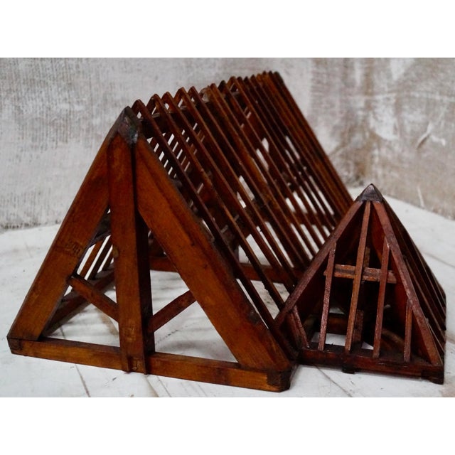 Brown Vintage Architectural Models, 1920s, Set of 4 For Sale - Image 8 of 14