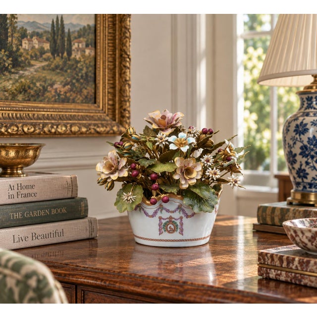An exceptional example of the celebrated Fleurs Des Siècles collection designed by Jane Hutcheson for and produced by...