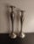 Mid-Century Modern 1980s Pair of Bombay Brushed Pewter Candlestick Holders For Sale - Image 3 of 6