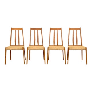 1960s Danish Modern Teak Dining Chairs - Set of 4 For Sale
