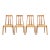 1960s Danish Modern Teak Dining Chairs - Set of 4 For Sale