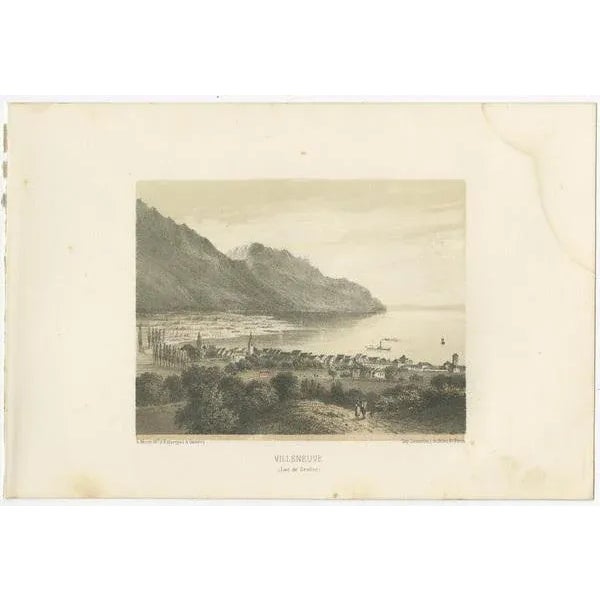 Morel, Switzerland, 1850, Paper, Set of 5 For Sale - Image 4 of 7