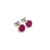 Red Natural Ruby Stud Earrings 14k Gold 1.91 TCW 1.28 Grams Certified For Sale - Image 8 of 11