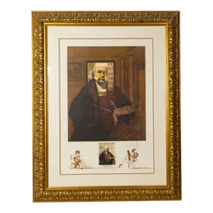 Dali, Salvador Rembrandt Portrait Du Peintre Par Lui-Meme Pencil Signed and Numbered