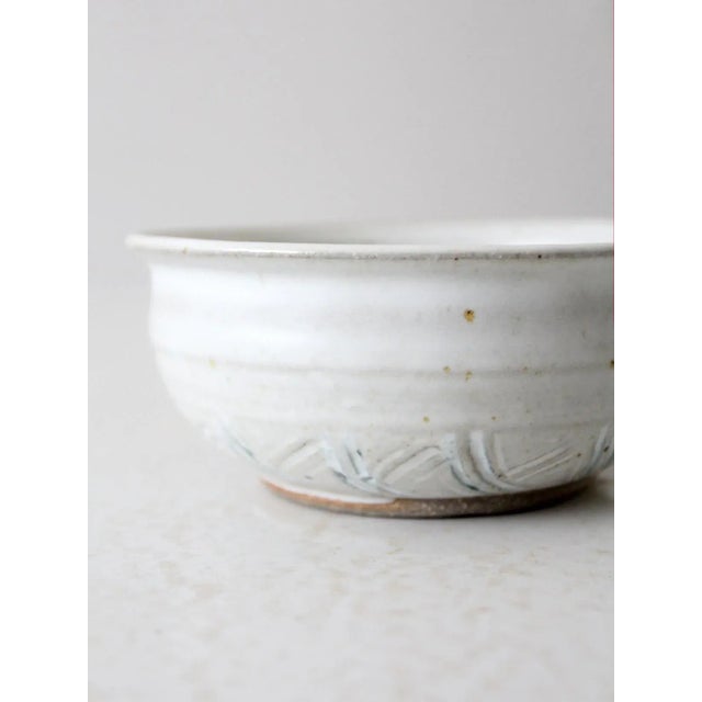 Farmhouse Vintage Studio Pottery Bowl For Sale - Image 3 of 8
