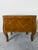 Vintage Italian Burl Olive Wood Parquetry Two-Drawer Miniature Chest With Shell Handles For Sale - Image 10 of 12