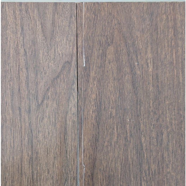 Saginaw Extendomatic Mid-Century Walnut Convertible Dining Table Cabinet For Sale - Image 18 of 18