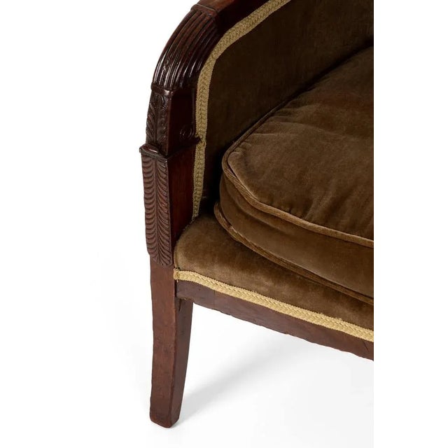Regency Rosewood Library Armchair For Sale - Image 6 of 11