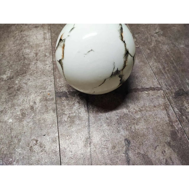 Art deco nickel-plated brass ceiling lamp, dimensions: height 20 cm, diameter 17 cm. Up to 250V (Europe/UK Standard).The...