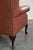 Classic English Cowhide Button-Seat Chesterfield Wing Armchair For Sale - Image 12 of 13