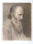 Antique 1837 Sepia Portrait Drawing of Bearded Man For Sale - Image 4 of 4