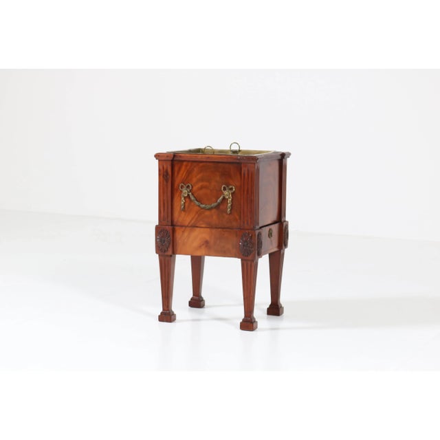 Antique Dutch Mahogany Louis XVI Wine Cooler, 1790s For Sale - Image 10 of 10