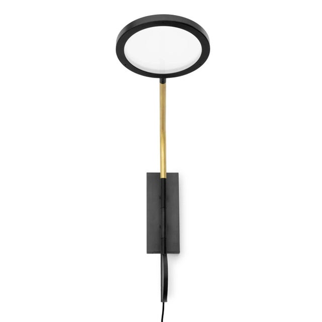 Early 21st Century Discus Adjustable Wall Sconces, Pair For Sale - Image 5 of 11