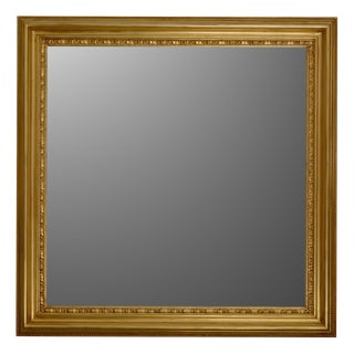 Vintage Gold Leaf Gilded Wall Mirror inspired by Salvator Rosa, Italy, 1990s For Sale