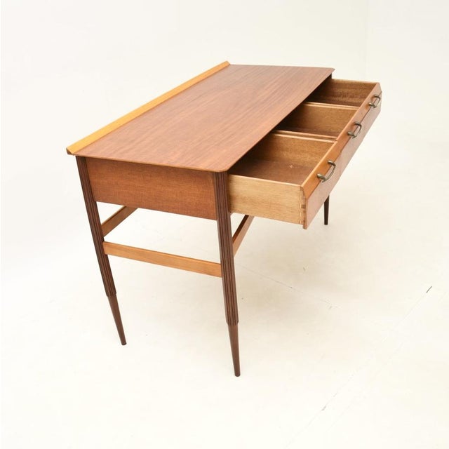 Vintage French Satin Wood Console Table, 1950s For Sale - Image 4 of 11