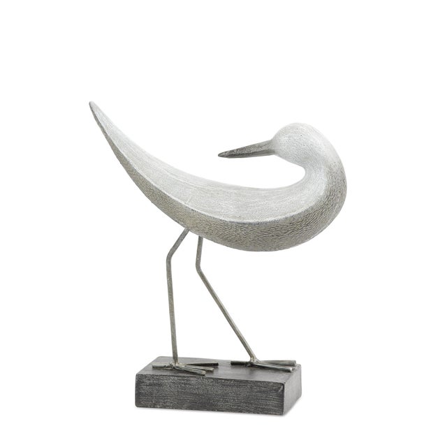 Contemporary Modern Sea Bird Figurine (Set of 2) For Sale - Image 3 of 3