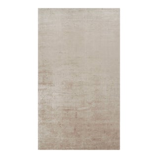 Rug & Kilim’s Oversized Contemporary Textural Solid Rug in Beige Tones - 11x19 For Sale