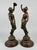 Large 20th Century Belle Époque French Female Figurines in Bronzed Metal, Set of 2 For Sale - Image 6 of 14