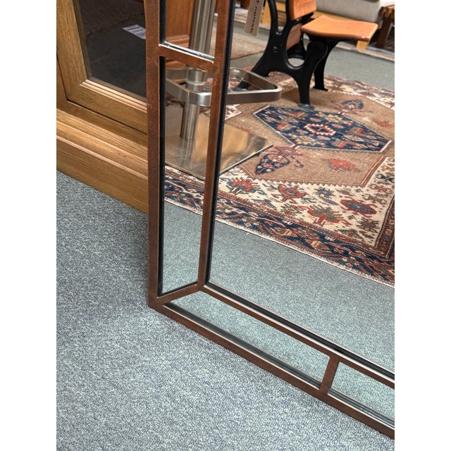 Tuscan Style Scrollwork Iron Wall Mirror, Vintage For Sale - Image 10 of 12