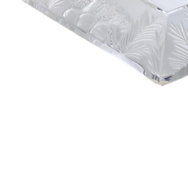 Crystal Wingen Ashtray from Lalique For Sale - Image 3 of 6