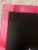 1980s Mid Century Modern Abstract Portrait Painting Pink Black Face Original Art Vintage, Unknown Artist For Sale - Image 5 of 11
