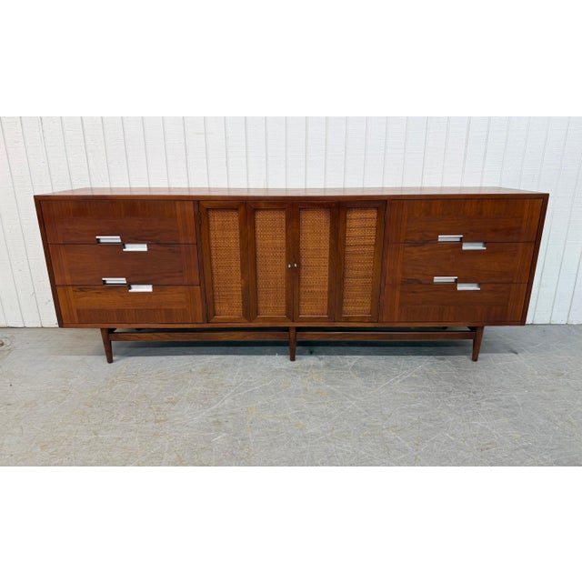 Mid-Century Modern Mid-Century Modern Drexel Declaration Walnut Sideboard For Sale - Image 3 of 12