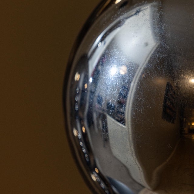 Metal 1970s Chrome Stacked Ball Table Lamps Attributed to George Kovacs - A Pair For Sale - Image 7 of 9