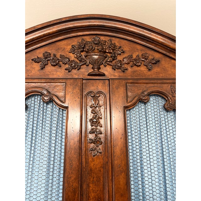 1970s French Provincial Louis XV Lewis Mittman Armoire For Sale - Image 4 of 14