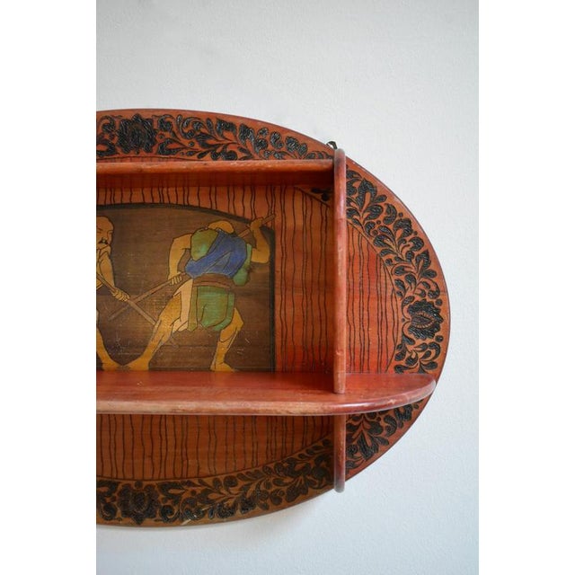 Art Nouveau Mural Bookcase, 1900s For Sale - Image 5 of 6
