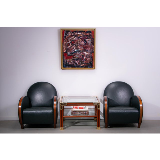 Jozef Mees, Abstract, 1962, Oil on Medium-Density Fibreboard For Sale - Image 7 of 10