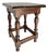 Early 20th Century French Walnut Stool For Sale