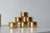 1970s Gold-Plated Brass Set by Pierre Forssell for Skultuna, Sweden, 1970s, Set of 7 For Sale - Image 5 of 6