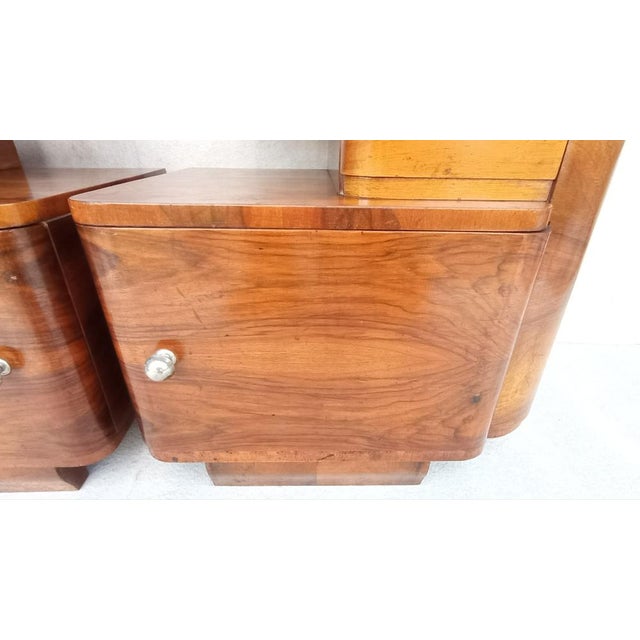 Bedside Tables by Jindřich Halabala for Up Závody, 1940s, Set of 2 For Sale - Image 11 of 18