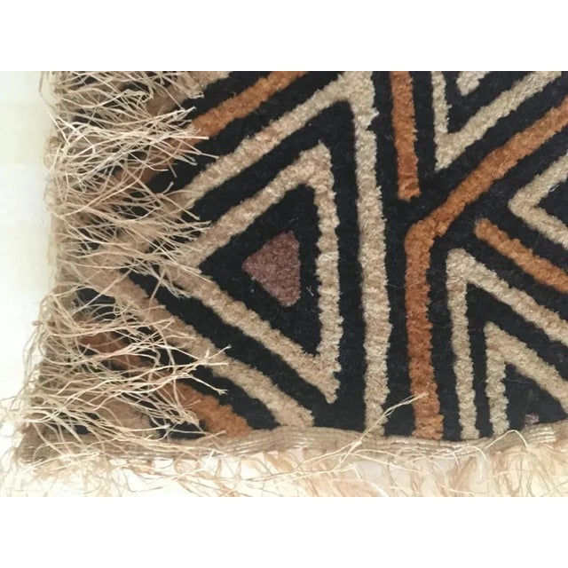 Handcrafted Kuba Cloth Wall Hanging, Democratic Republic of Congo, 1960s For Sale - Image 3 of 13