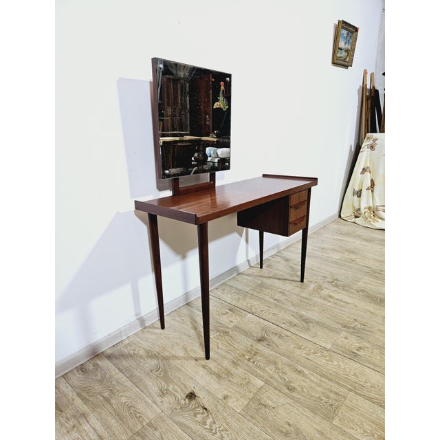 Teak Dressing Table by Gunnar Nielsen for Tibergaard, Denmark, 1960s For Sale - Image 3 of 18