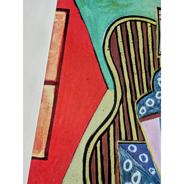 Pablo Picasso, Portrait, Color Offset Lithograph on Pur de Marais Fil Paper, 1943 For Sale - Image 6 of 7