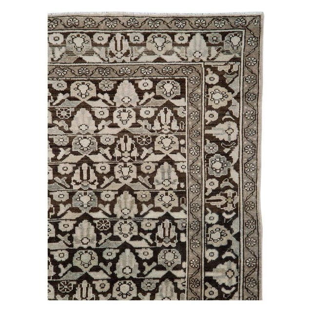 Rustic Galerie Shabab Collection Early 20th Century Persian Malayer Rug For Sale - Image 3 of 9