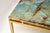 Blue Vintage Italian Brass and Marble Side Tables, 1970, Set of 2 For Sale - Image 8 of 10