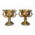 Vintage Brass Cherub Urns - A Pair For Sale