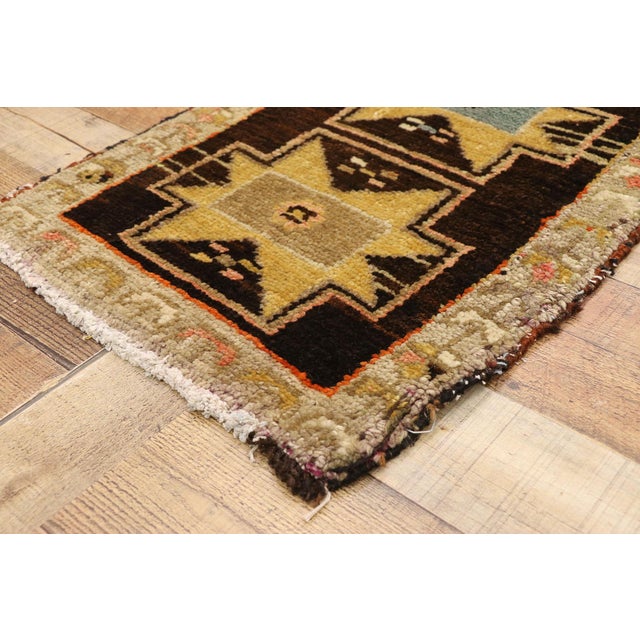 Vintage Turkish Yastik Rug - 01'08 X 03'01 For Sale In Dallas - Image 6 of 8