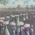 Hulis Mavruk "Bales of Dignity" framed art print depicts a powerful scene of figures carrying cotton bales through a field...