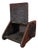 Art Nouveau Wooden Charcoal Burner with Carvings For Sale