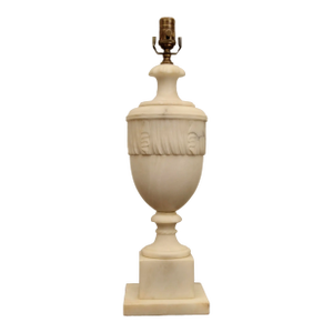 Early 20th Century Large Scale Neoclassical Marble Urn Lamp