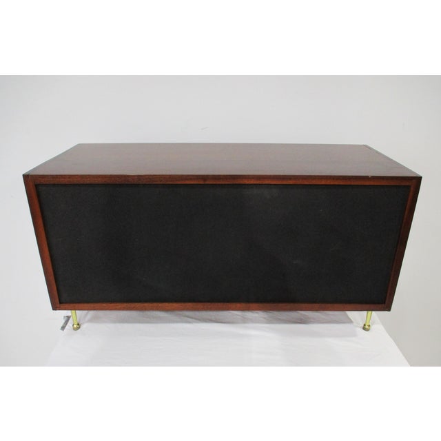 Wood George Nelson Styled Walnut Miniature Display Cabinet For Sale - Image 7 of 9