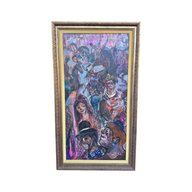 Pascal (Pat) Cucaro (1915 - 2004) Untitled Oil on canvas Dates: 1973 Signature: Hand-signed lower left Dimensions: 23.25”...