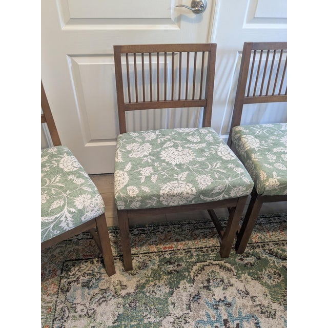 Asparagus Mid-Century Modern Walnut Dining Chairs For Sale - Image 8 of 9